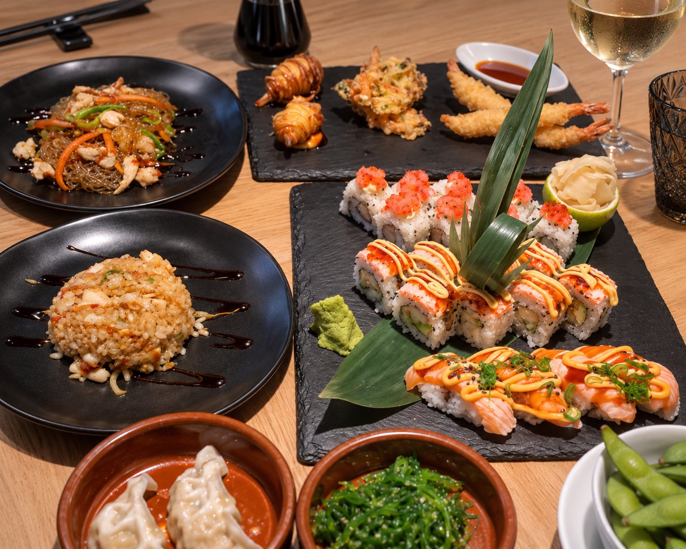 Il sushi mix da venti pezzi del Menù Sugoi.